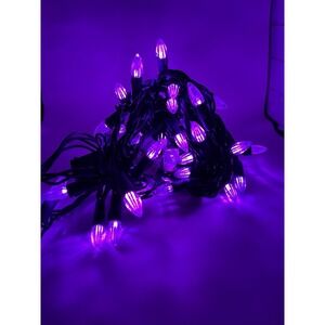 1 Set Ting Shen TS 32B 2 Christmas String Lights Purple Bulbs, 50 Per String